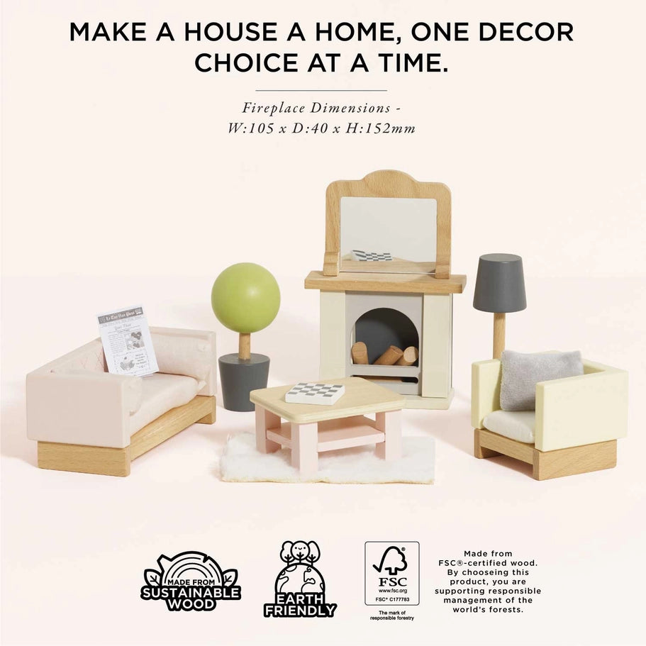 Doll House Sitting Room Set