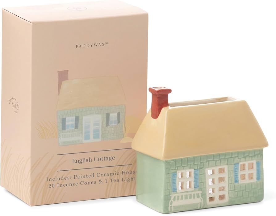 English Cottage Incense and Tea Light Holder