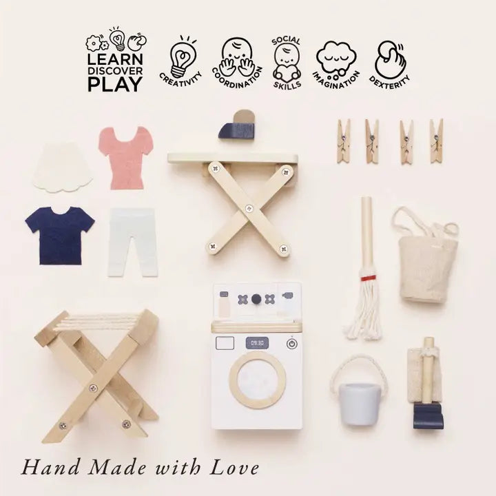 Doll House Laundry Room Set
