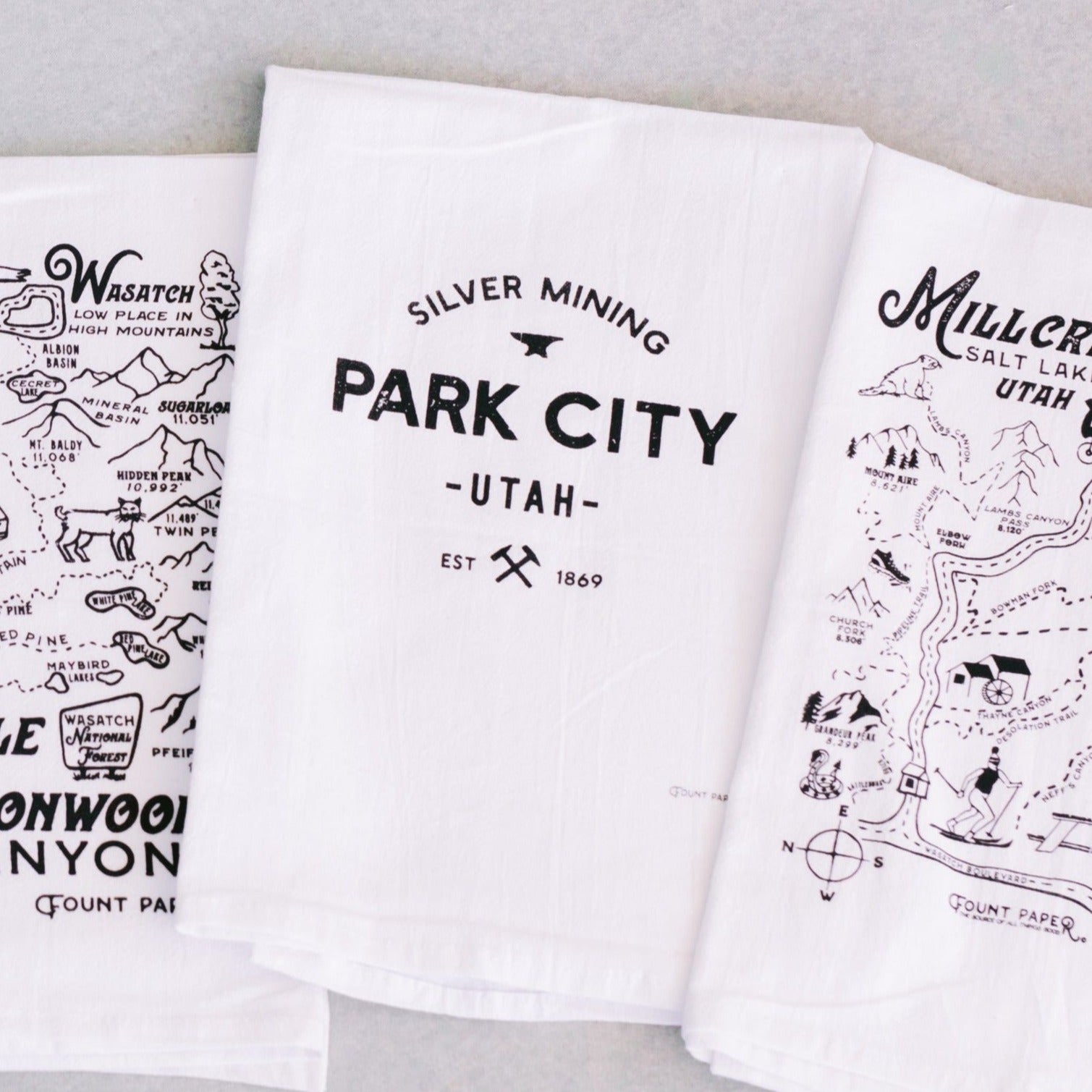 Park City Tea Towel