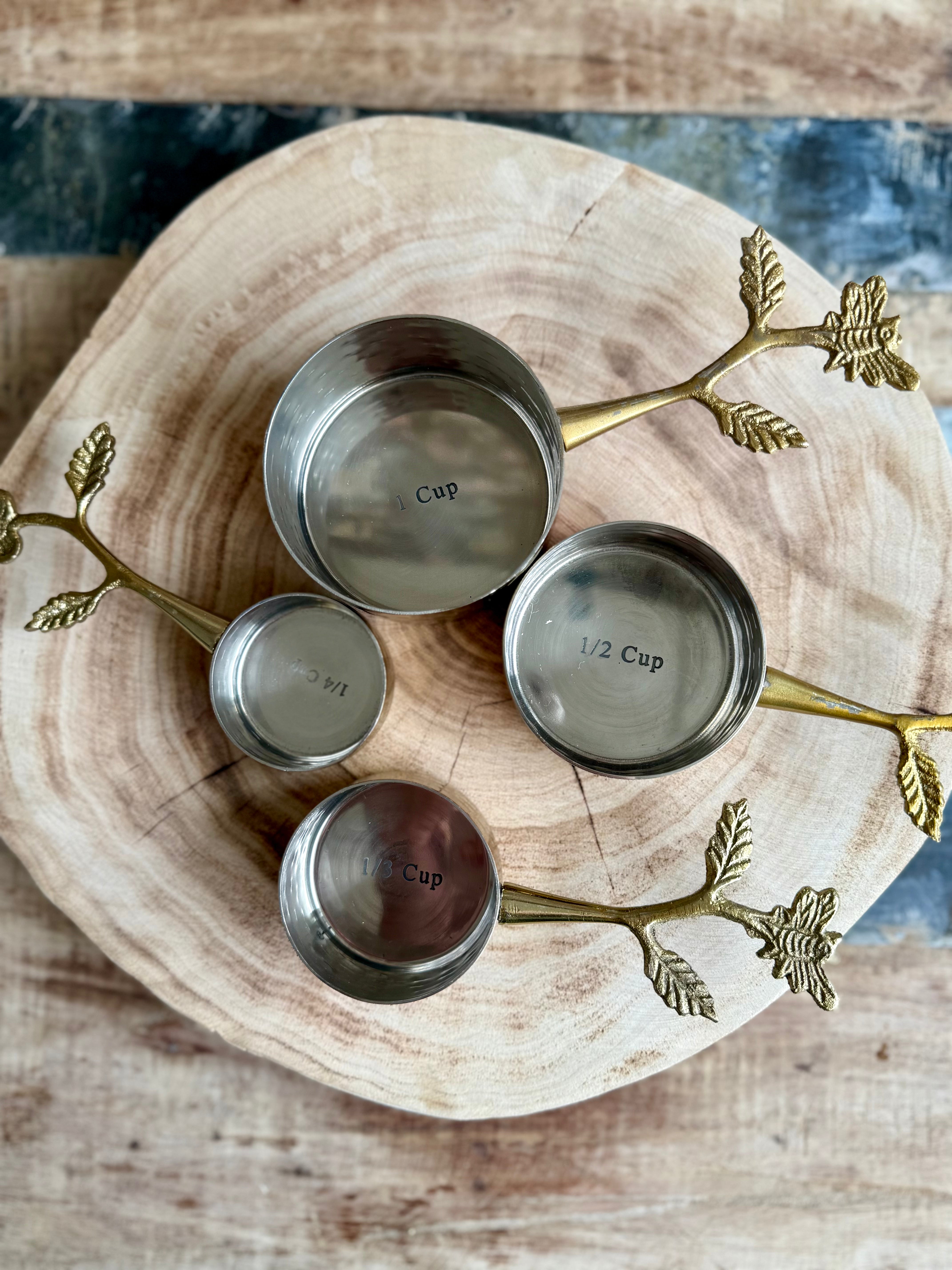 Floral Leaf Measuring Cups