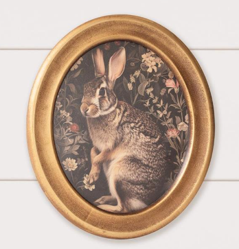 Round Framed Animal Print