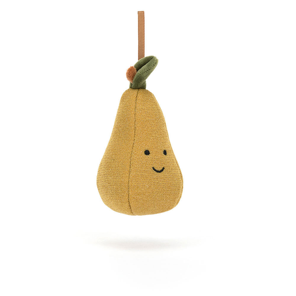 Festive Folly Pear Ornament Jellycat