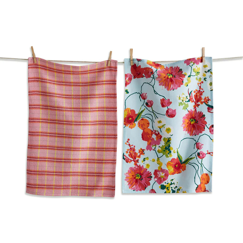 Spring Floral Dishtowels