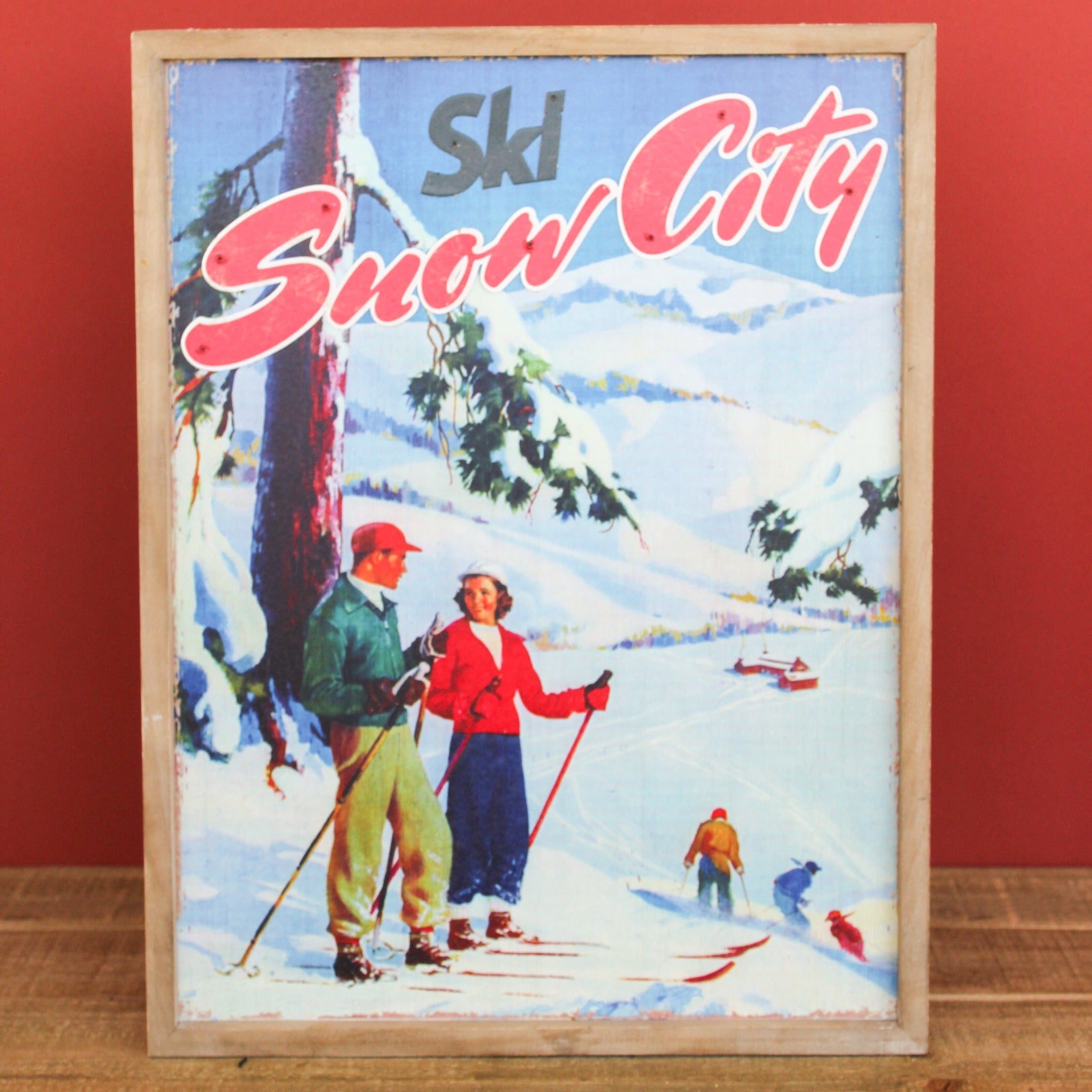 Vintage Ski Wall Art
