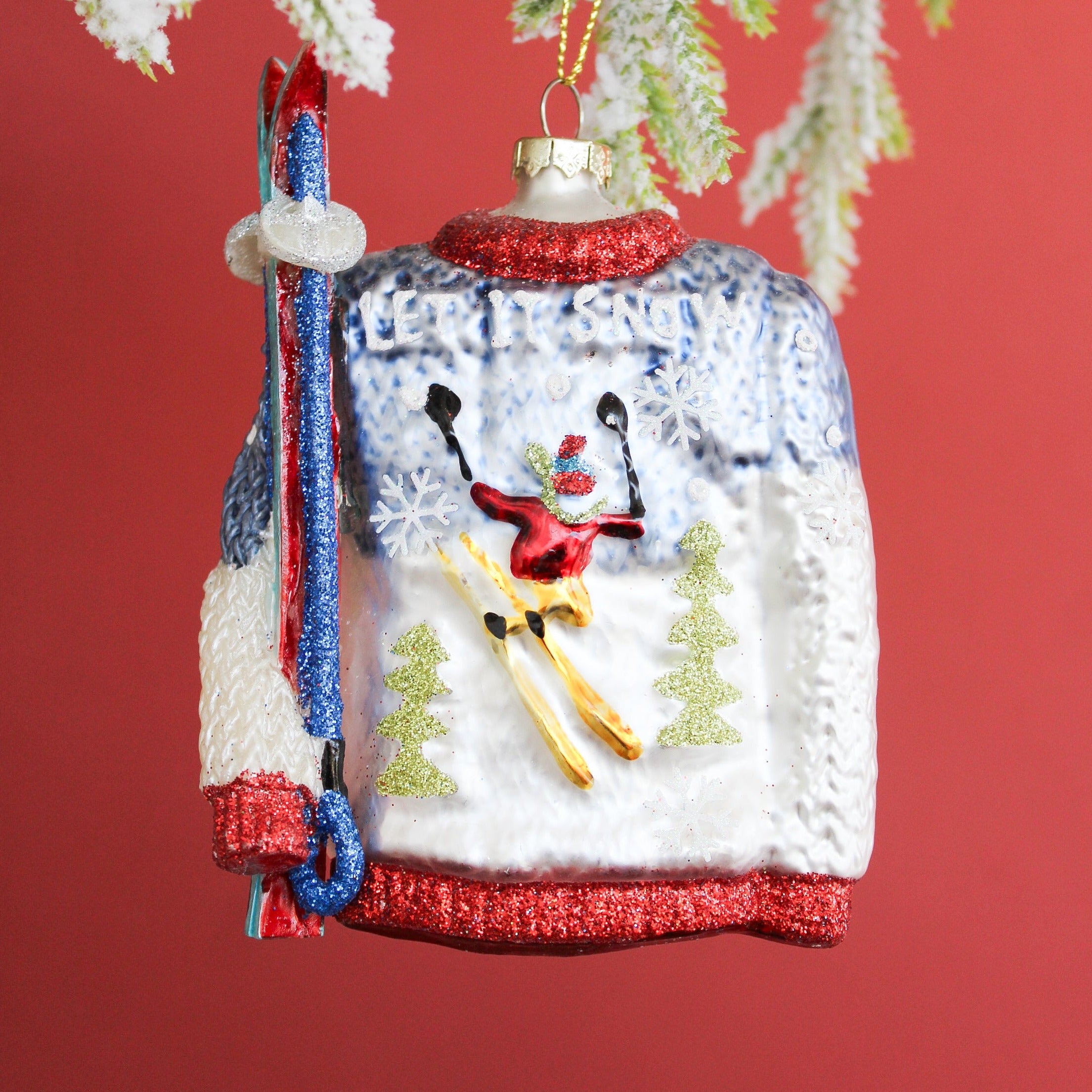 Let It Snow Sweater Ornament