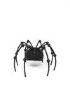 Glittered Black Metal Spider