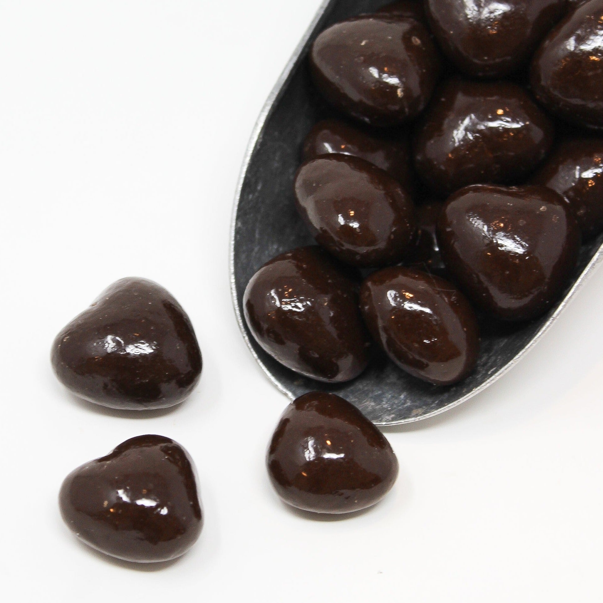 Milk and Dark Chocolate Caramel Hearts