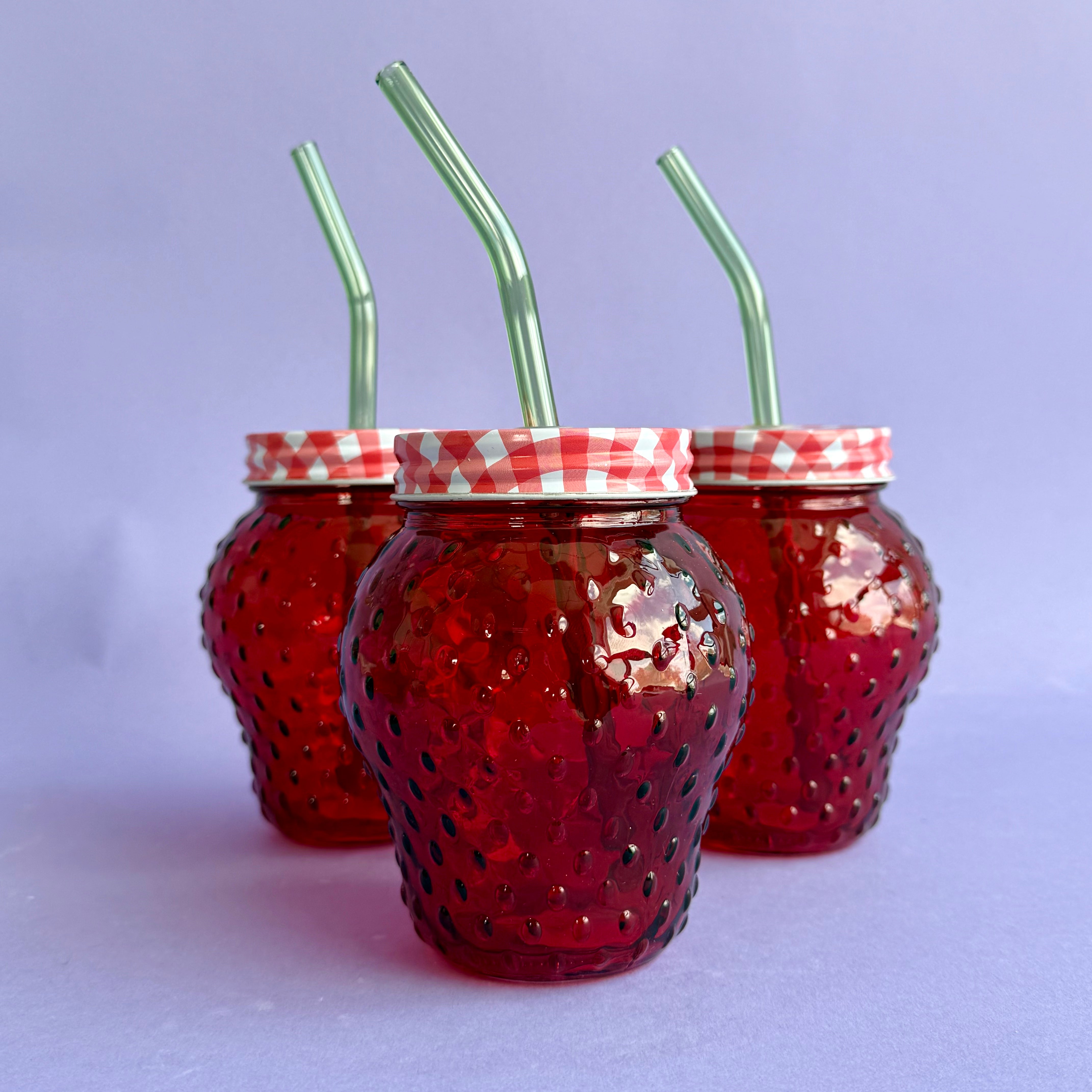 Strawberry Shaped Glass