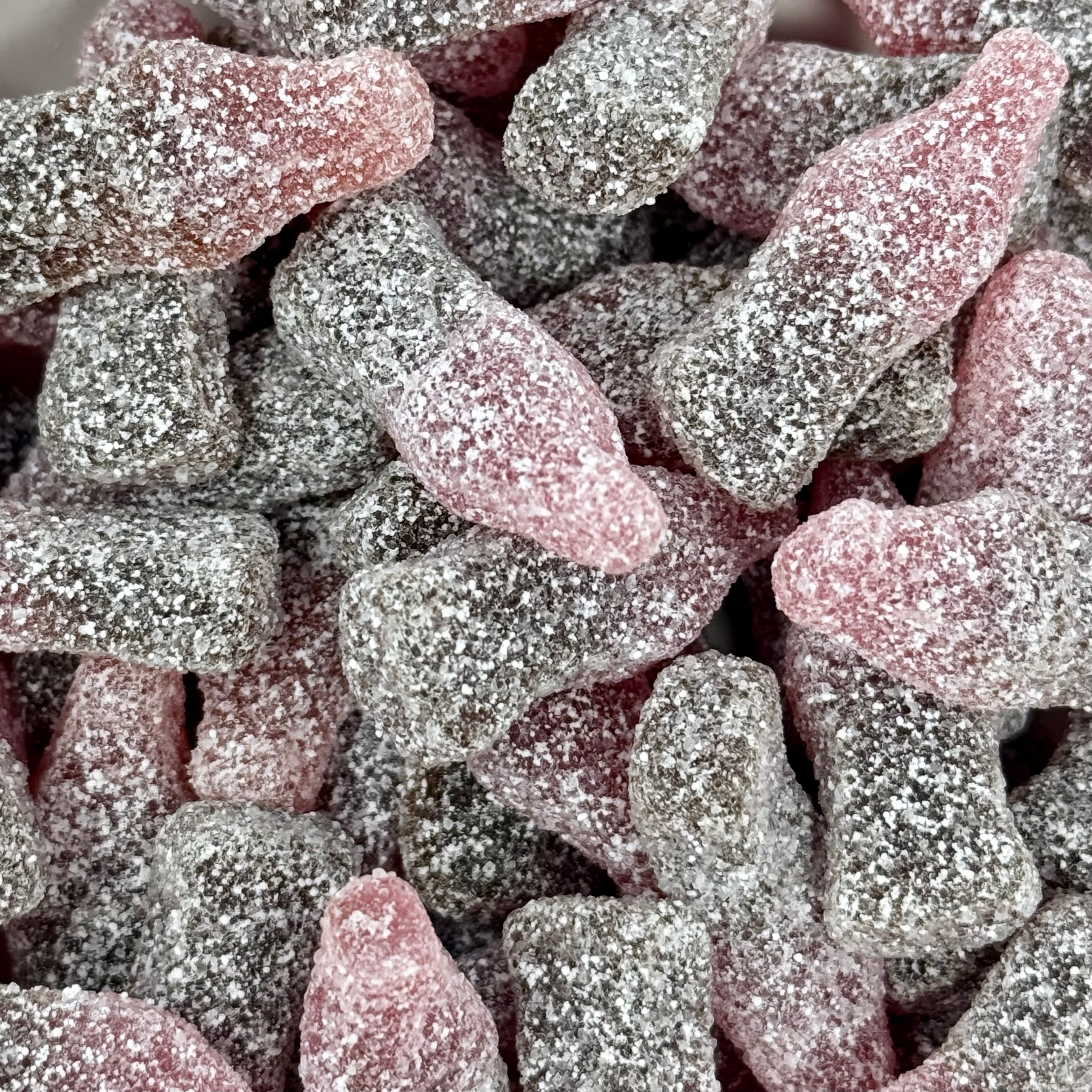 Sour sugared cherry cola candy 