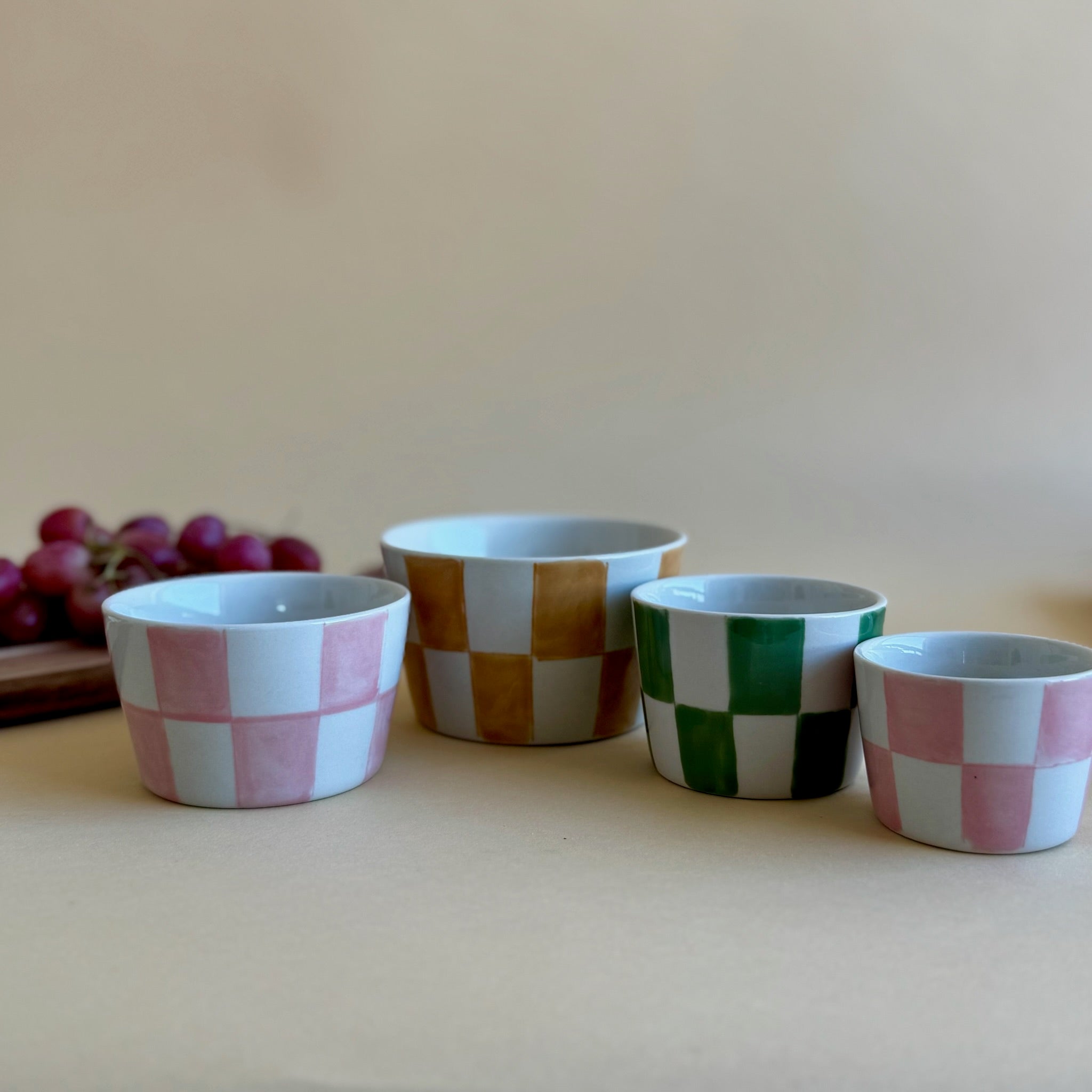 Checkered Nesting Bowls