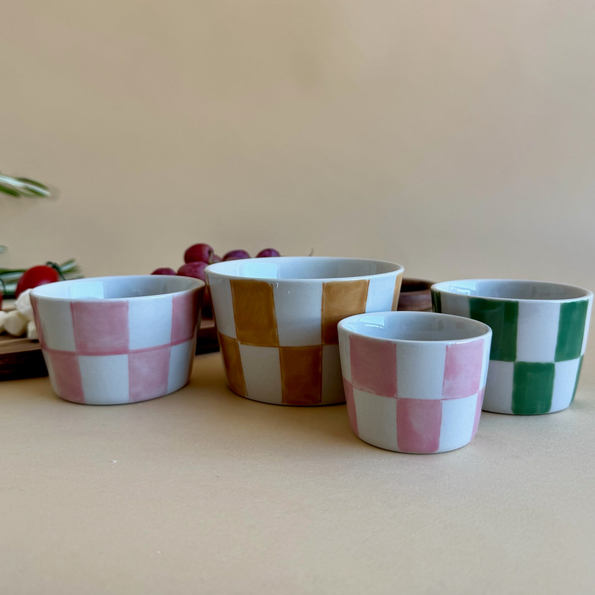 Checkered Nesting Bowls