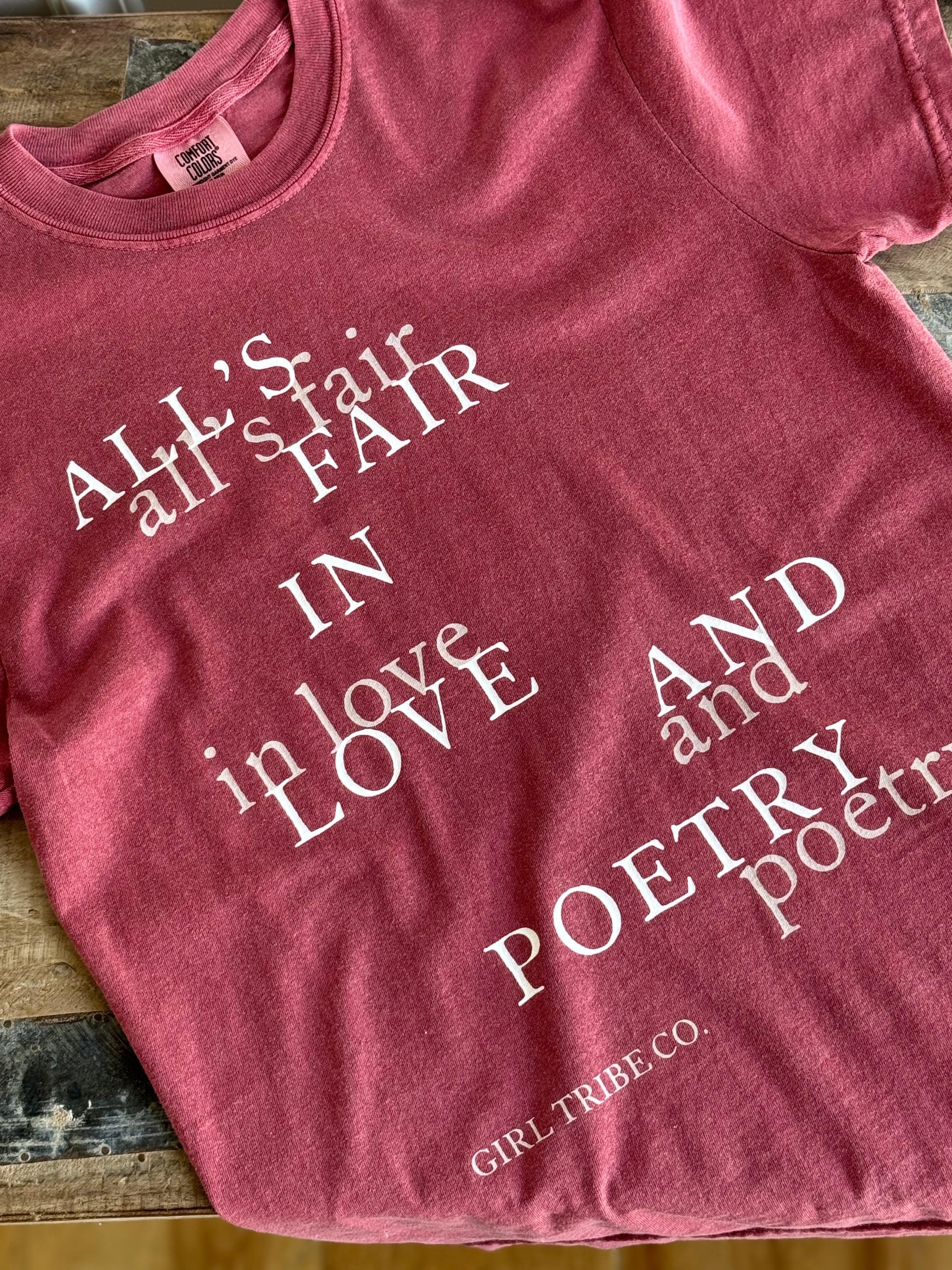 Love and Poetry Tee