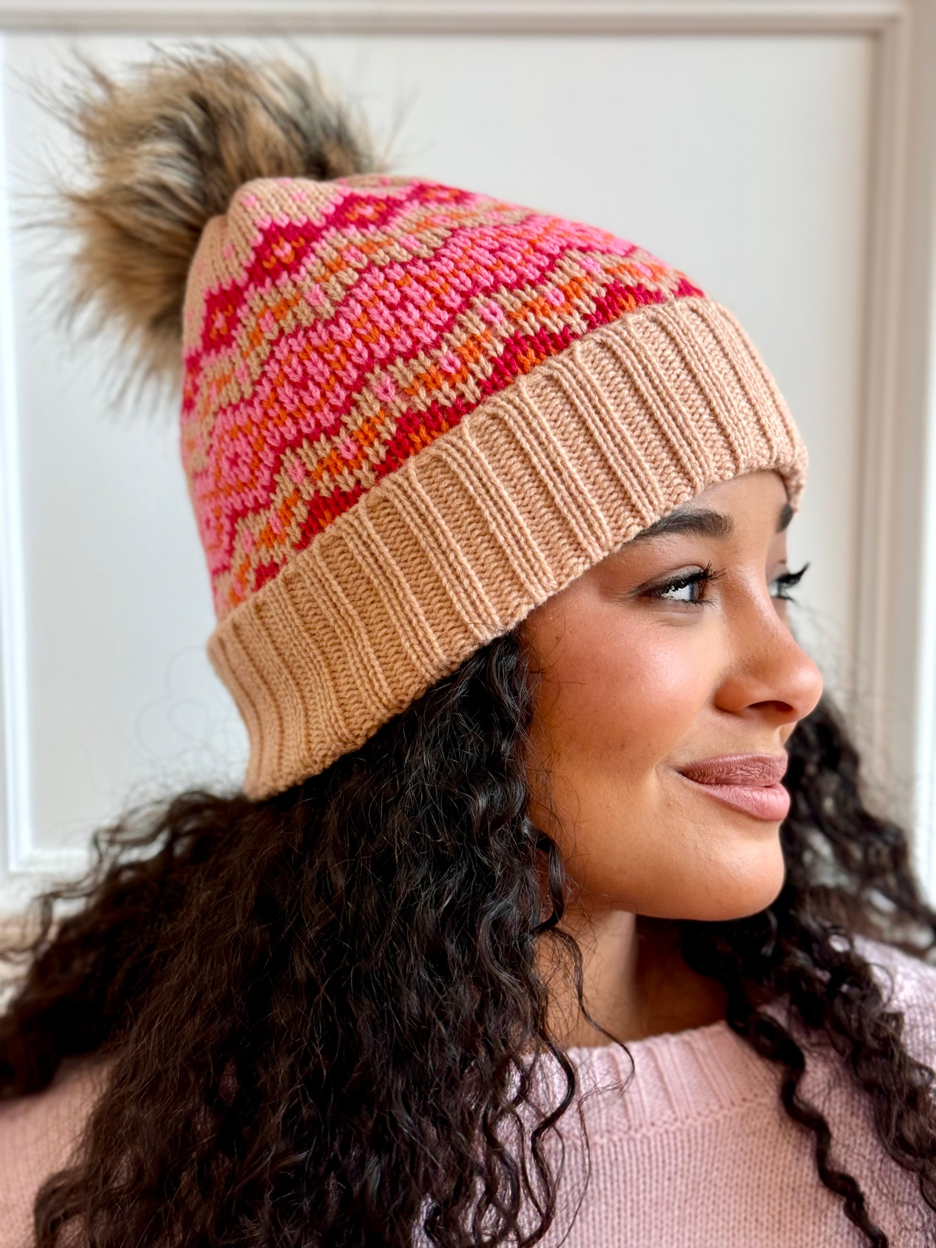 Arctic Winter Pom Hat