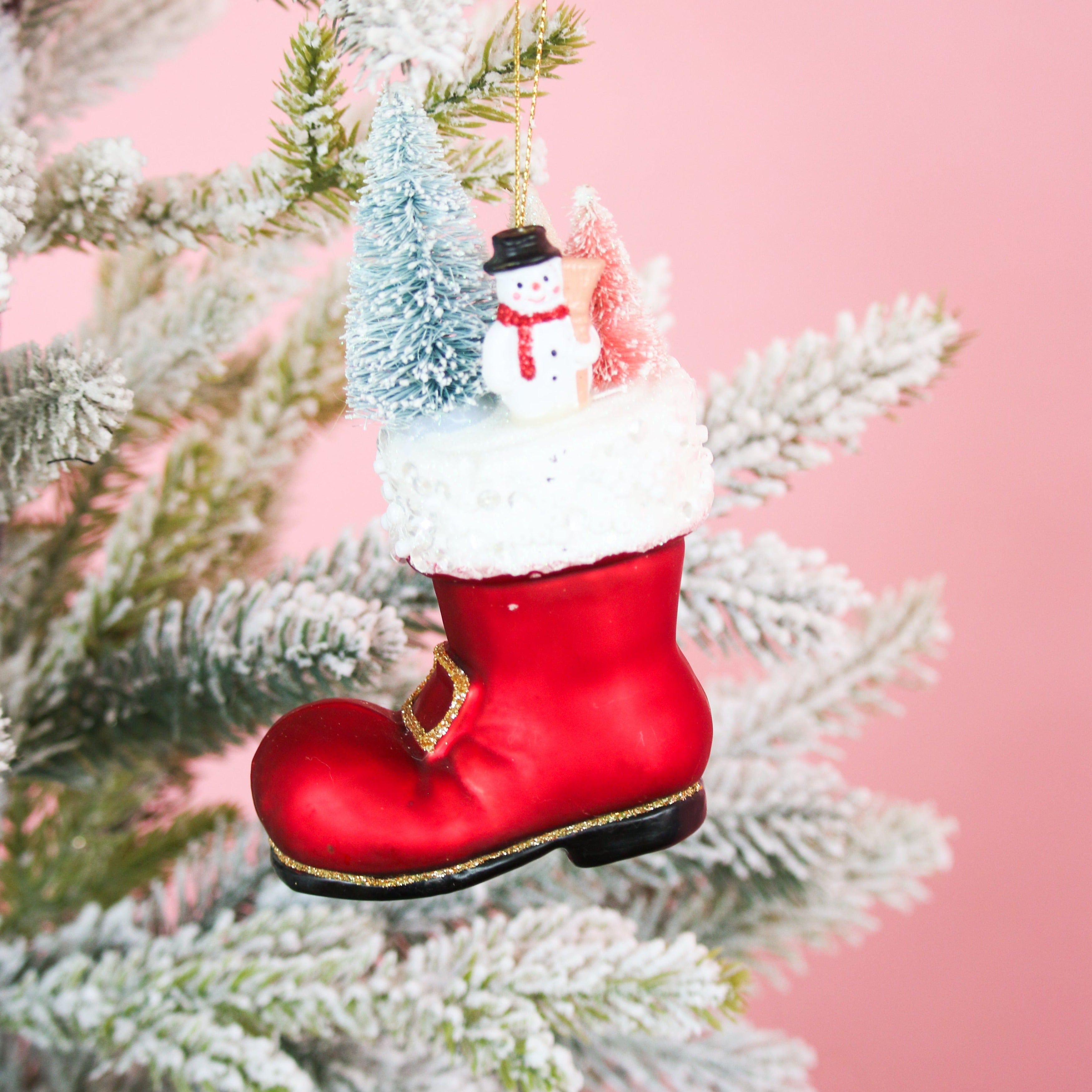 Santa's Boot Ornament