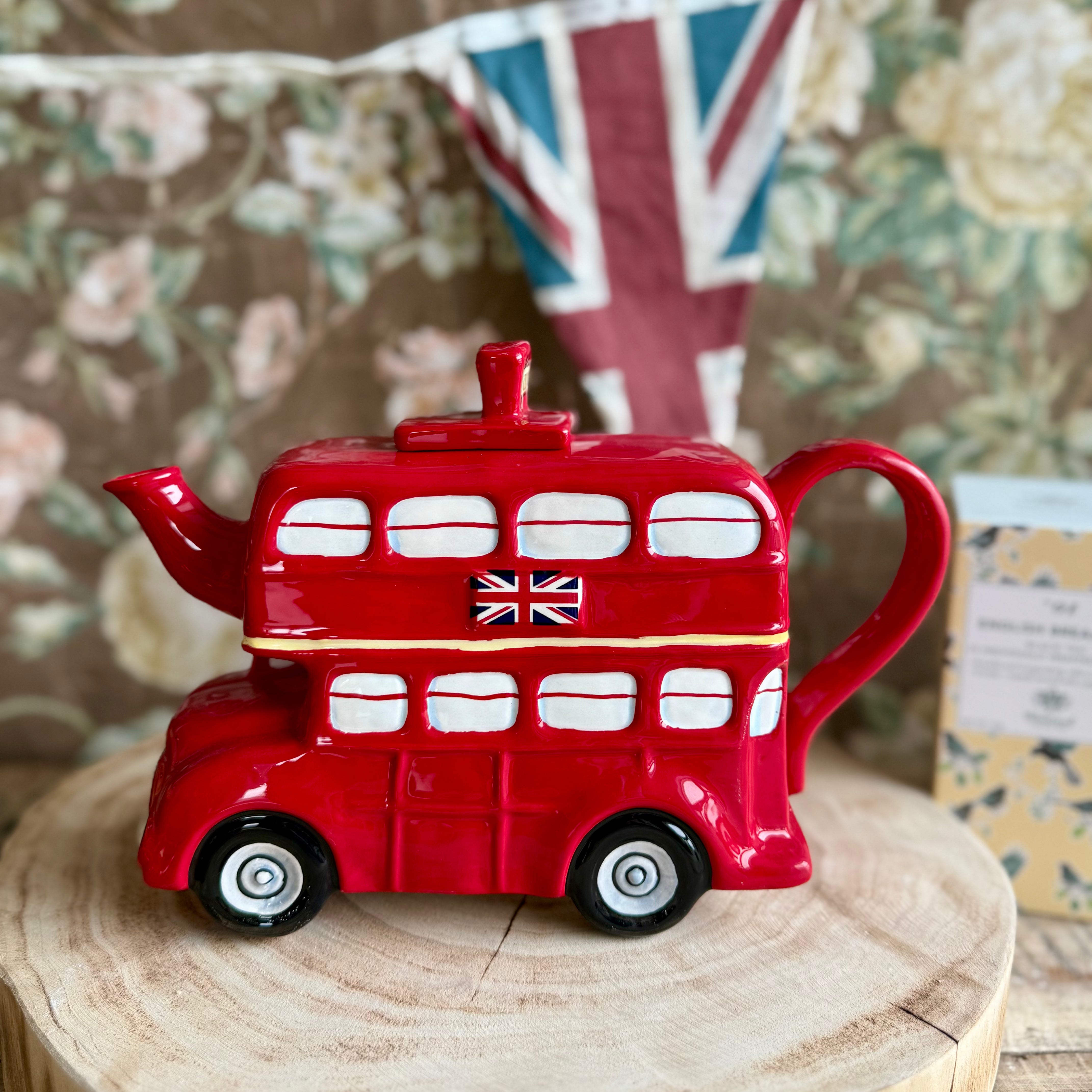 London bus teapot home decor.