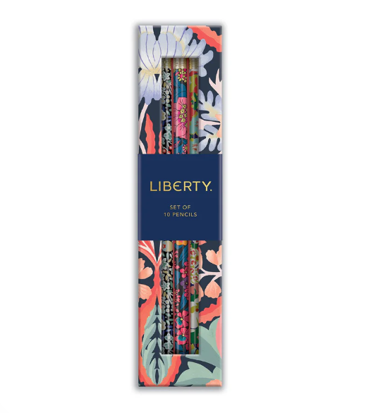 Liberty London Floral Pencil Set