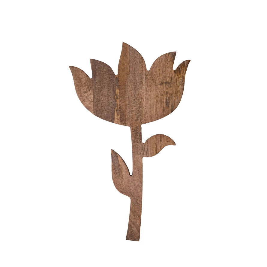 Flower Shaped Mango Wood Board