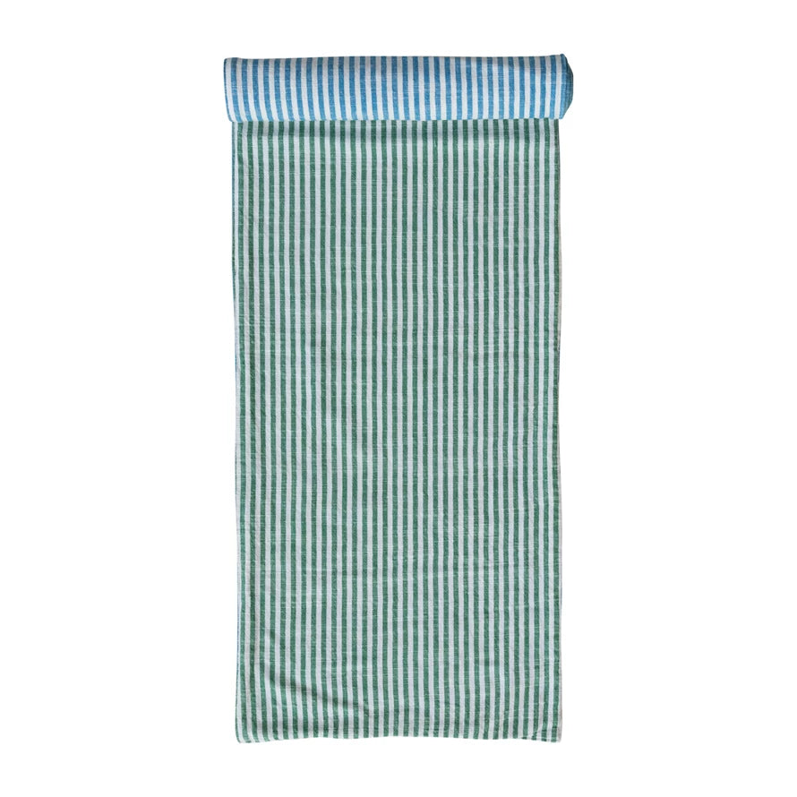 Happy House Striped Table Runner