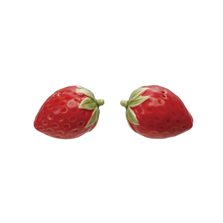 Strawberry Salt and Pepper Shakers