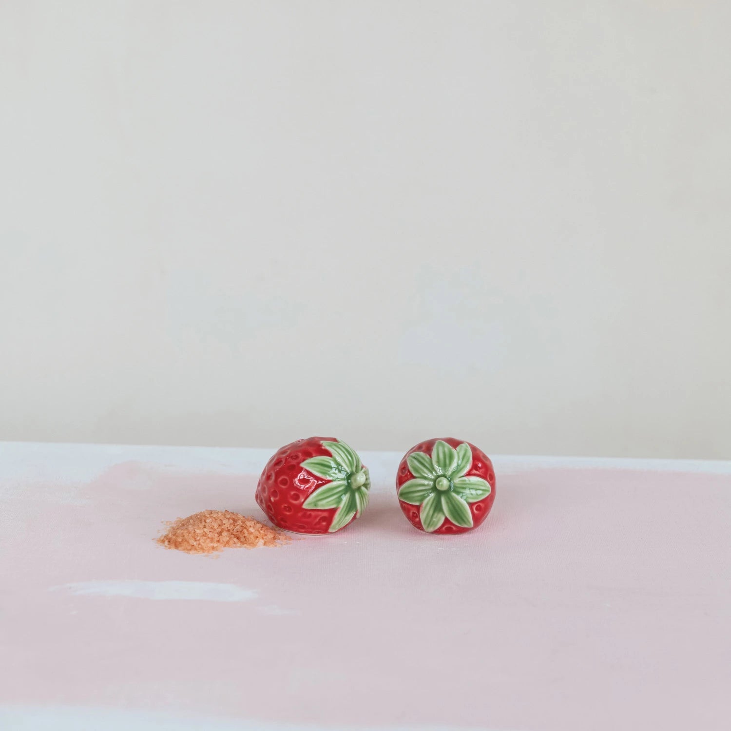 Strawberry Salt and Pepper Shakers