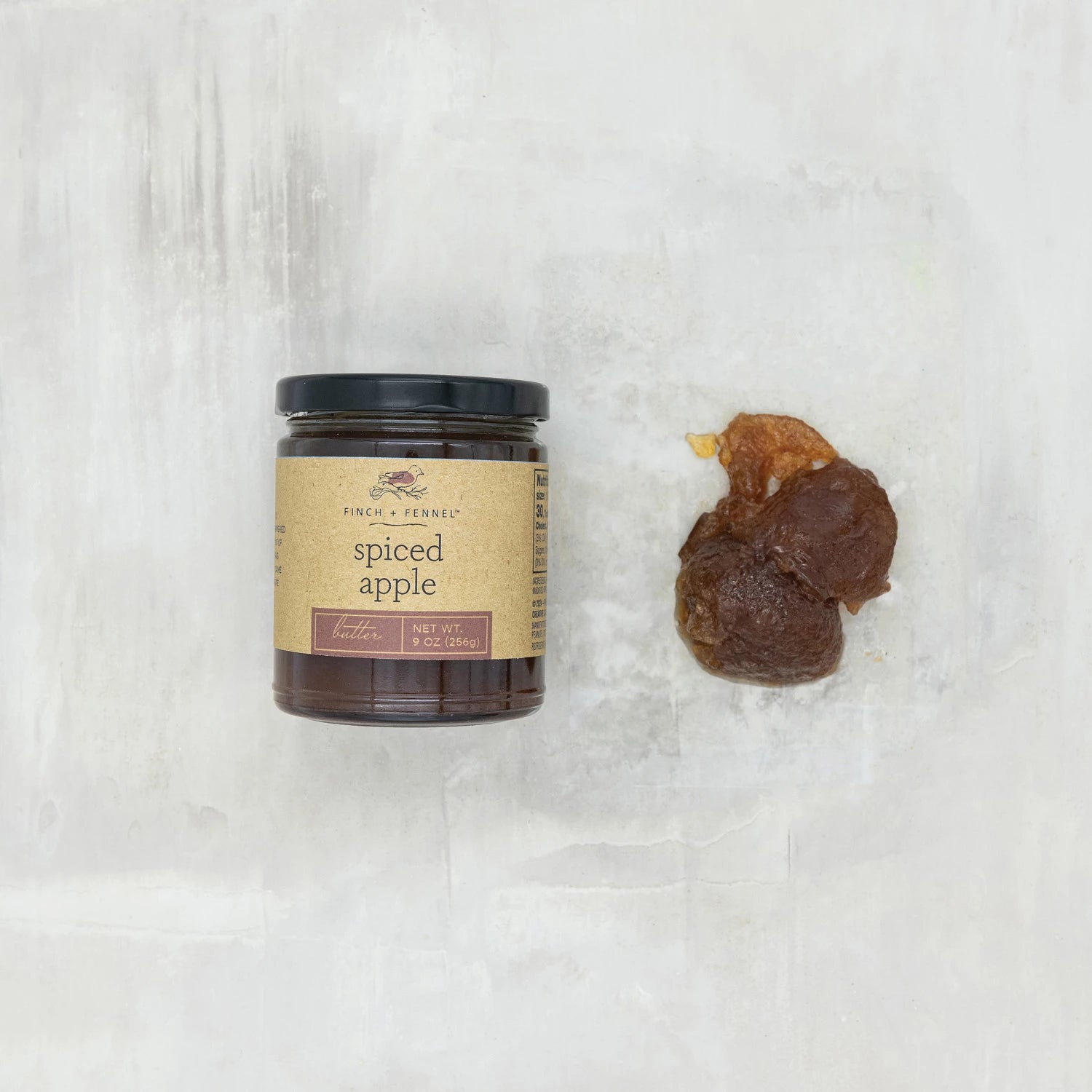 Product shoot with spiced apple butter