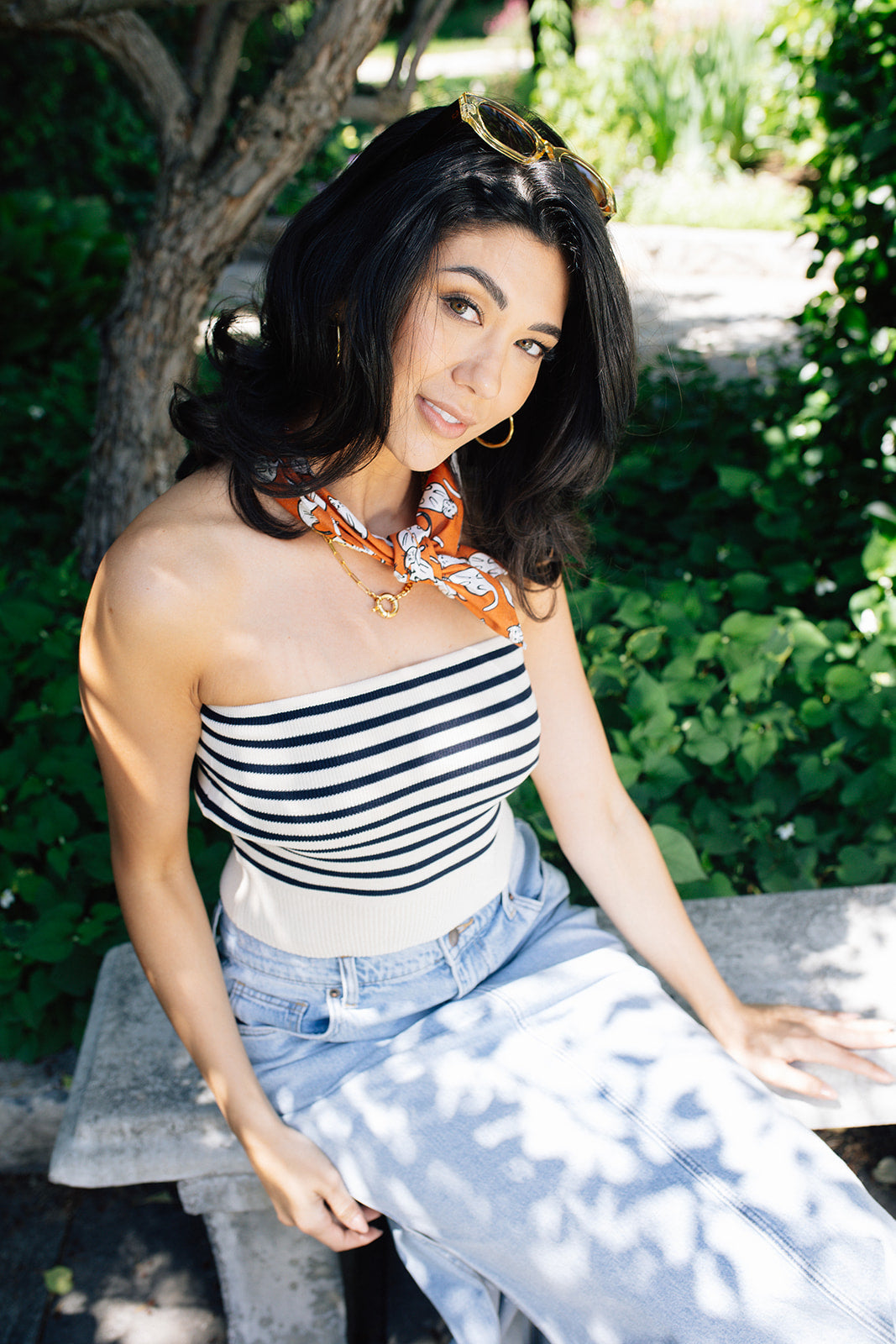 denim maxi skirt