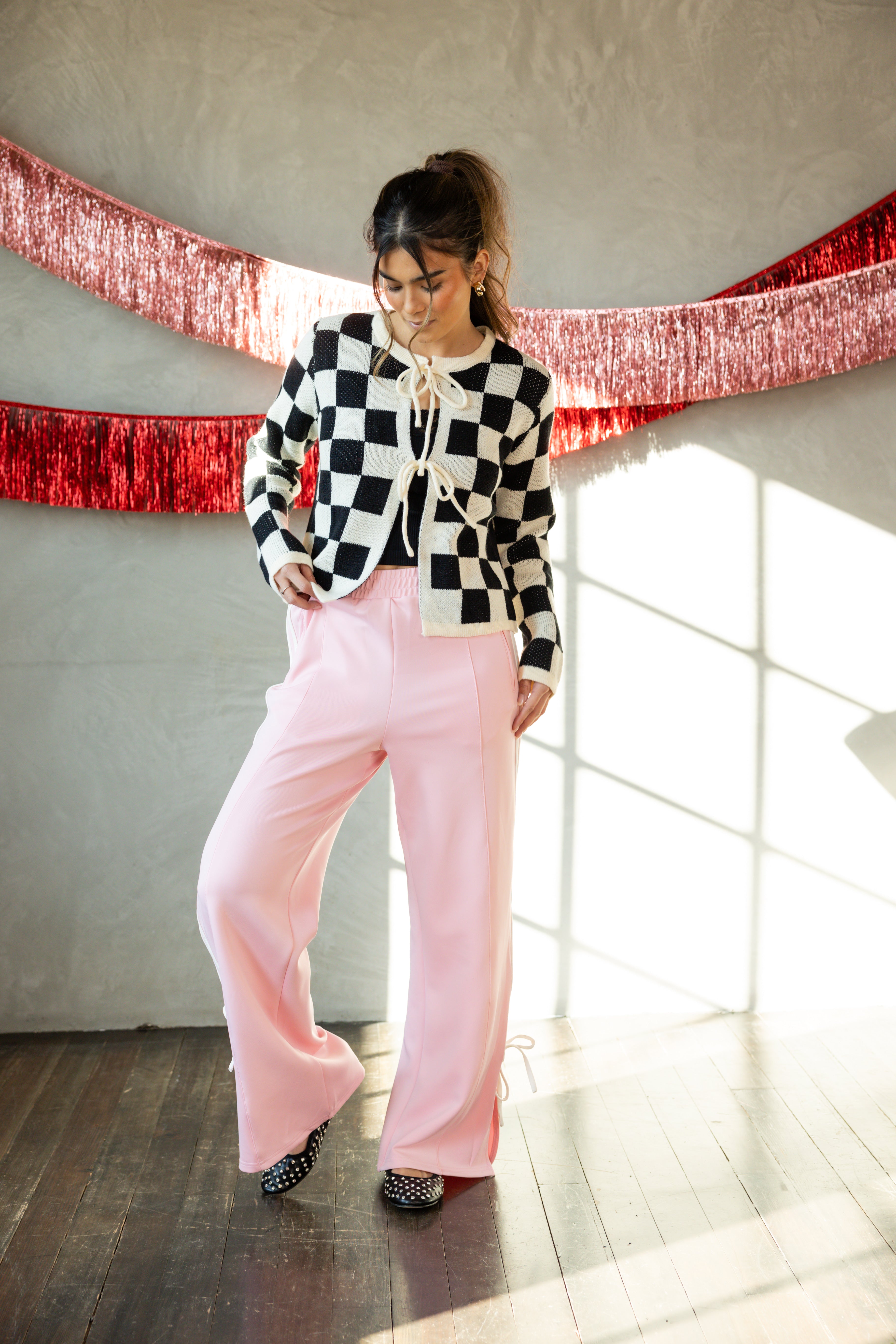 The Betsy Bow Track Pant