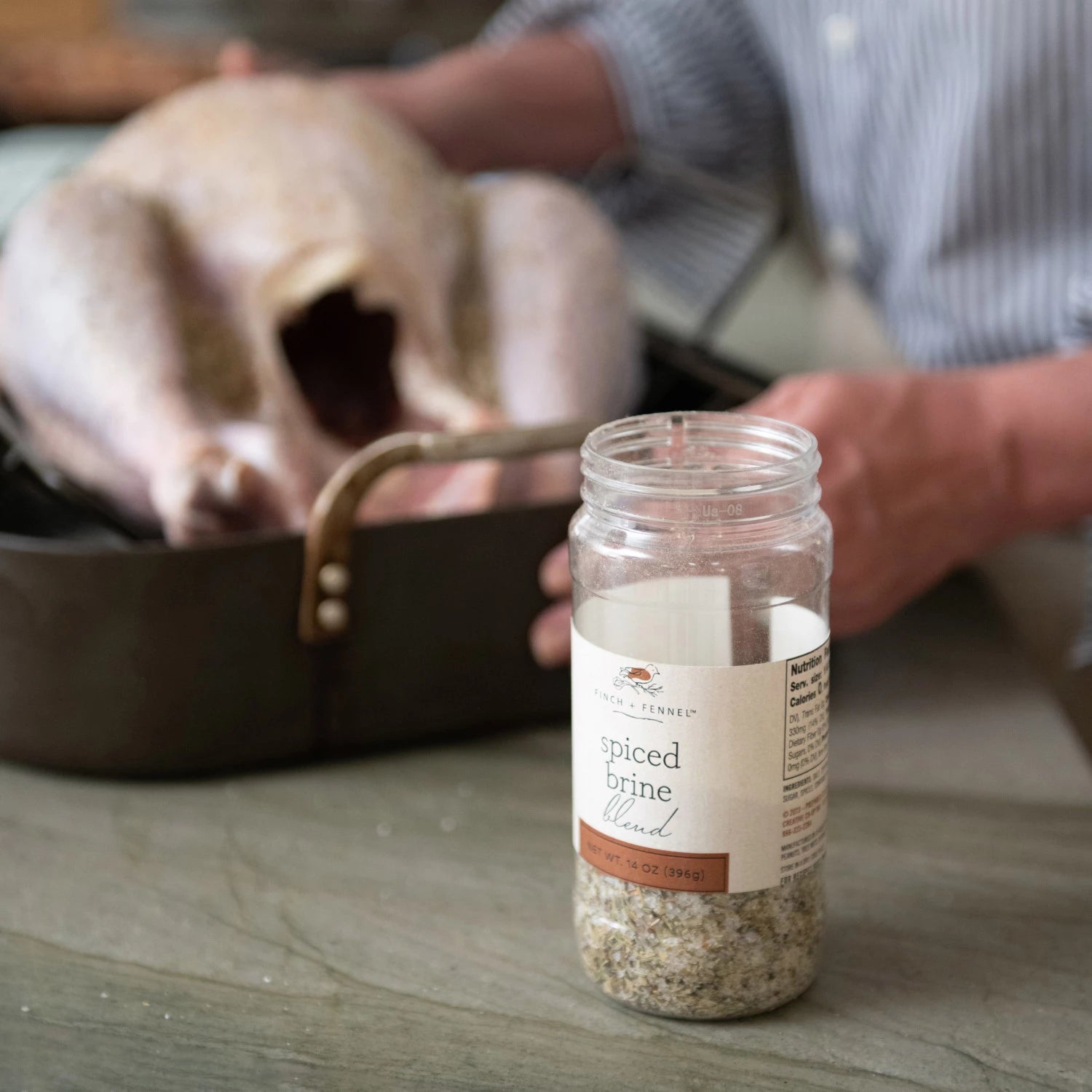 Product shoot of spiced brine seasoning blend.