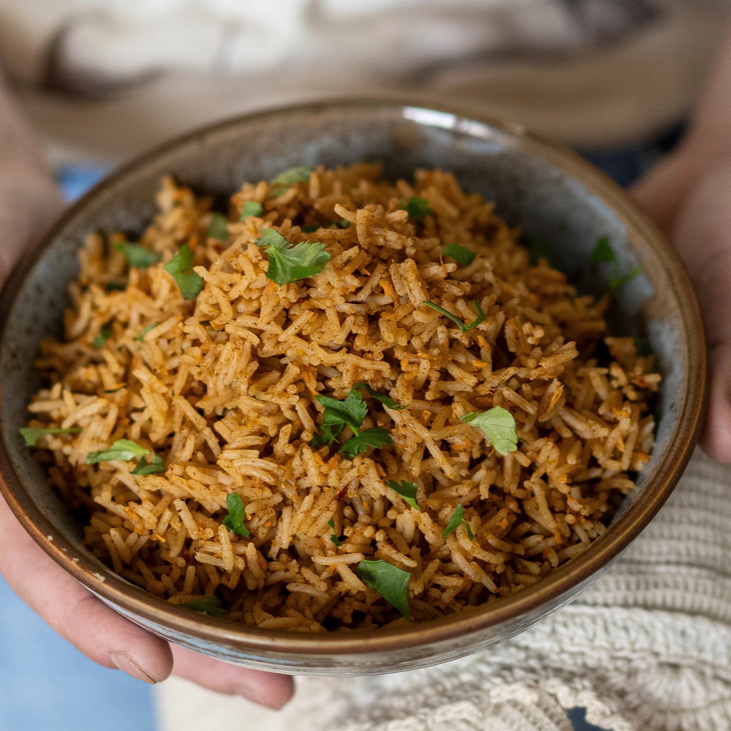 Product shoot of Thai coconut rice 