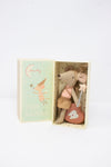 Tooth Fairy Mouse in Matchbox w/ Metal Tooth Box