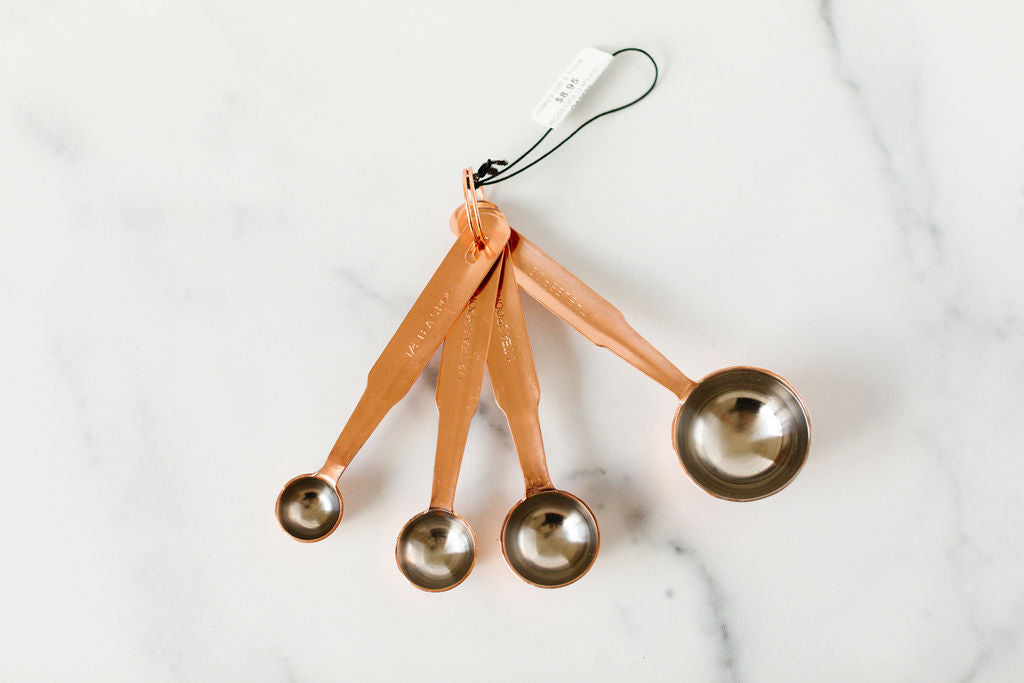 Rosegold Copper Measuring Spoons