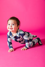 Blue Hearts Footie Pajama